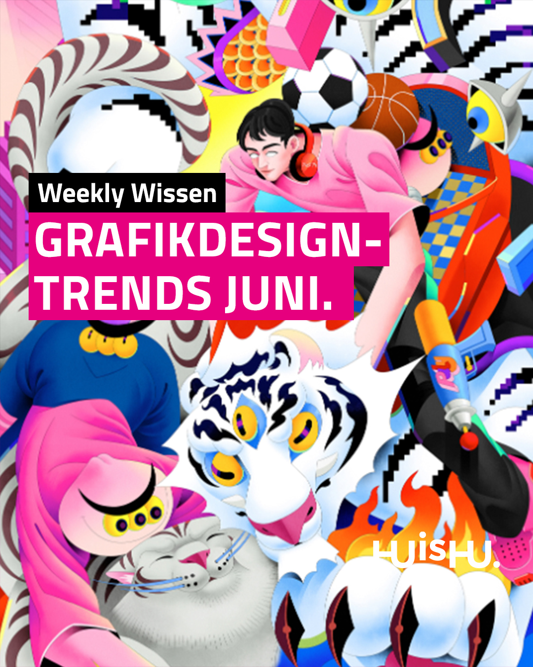 Die Grafikdesign-Trends im Juni.⁠
⁠
Hier sind 7 Trends, die Grafikdesign dieses Jahr bestimmen werden. ✨⁠
⁠
#huishu #thisishu #weeklywissen #typografie #wissen #goodtoknow #grafikdesign #designagentur #designtrends2025 #werbeagentur #kreativagentur #design #aidesign #texturedgrains #maximalistillustration #boldminimalism #customshapedcroppedphotos #colorcombinations #retrodesign