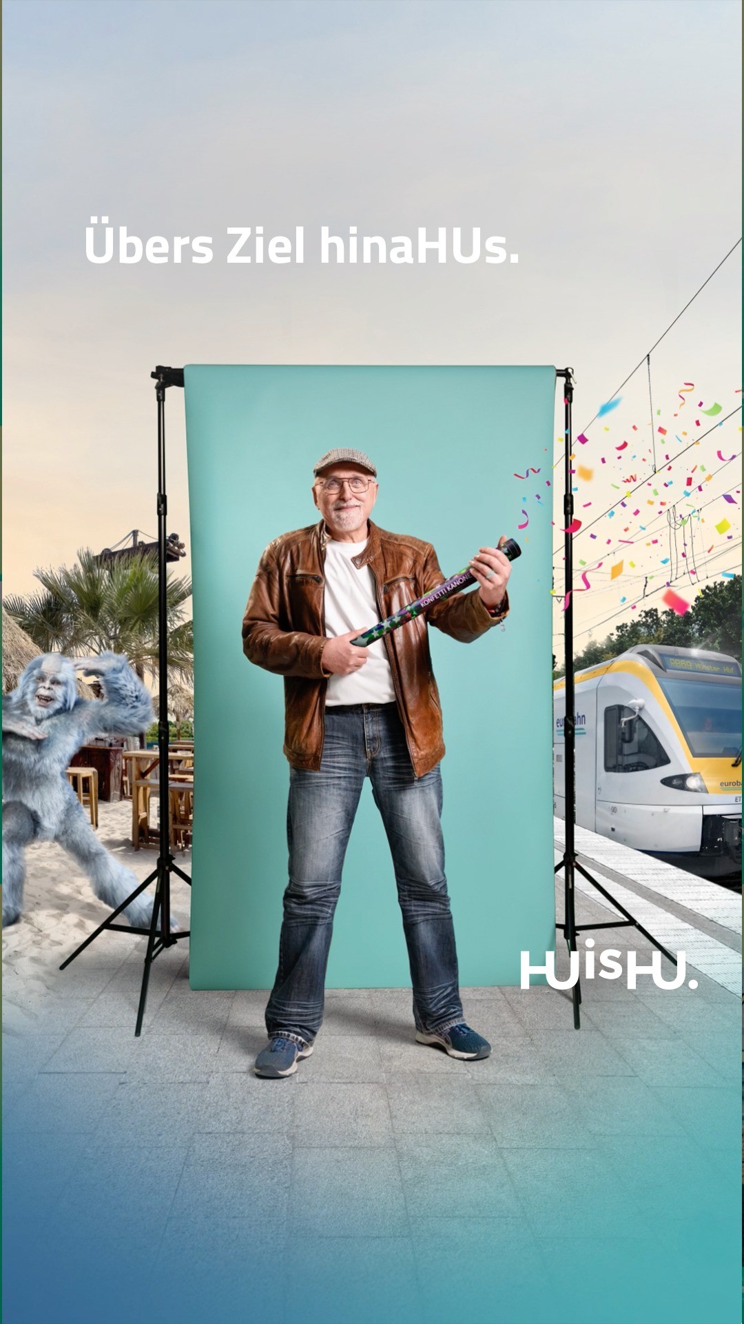 Unser Ziel des Tages: Eine bahnbrechende Imagekampagne für die eurobahn aufgleisen. 🚆⁠
⁠
Eine, die zum 25. Jubiläum der eurobahn von denjenigen handelt, denen sie alles zu verdanken hat: ihren Fahrgästen. 🎊⁠
⁠
@eurobahn_official⁠
#huishu #thisishu #kreativagentur #eurobahn #kampagne ⁠