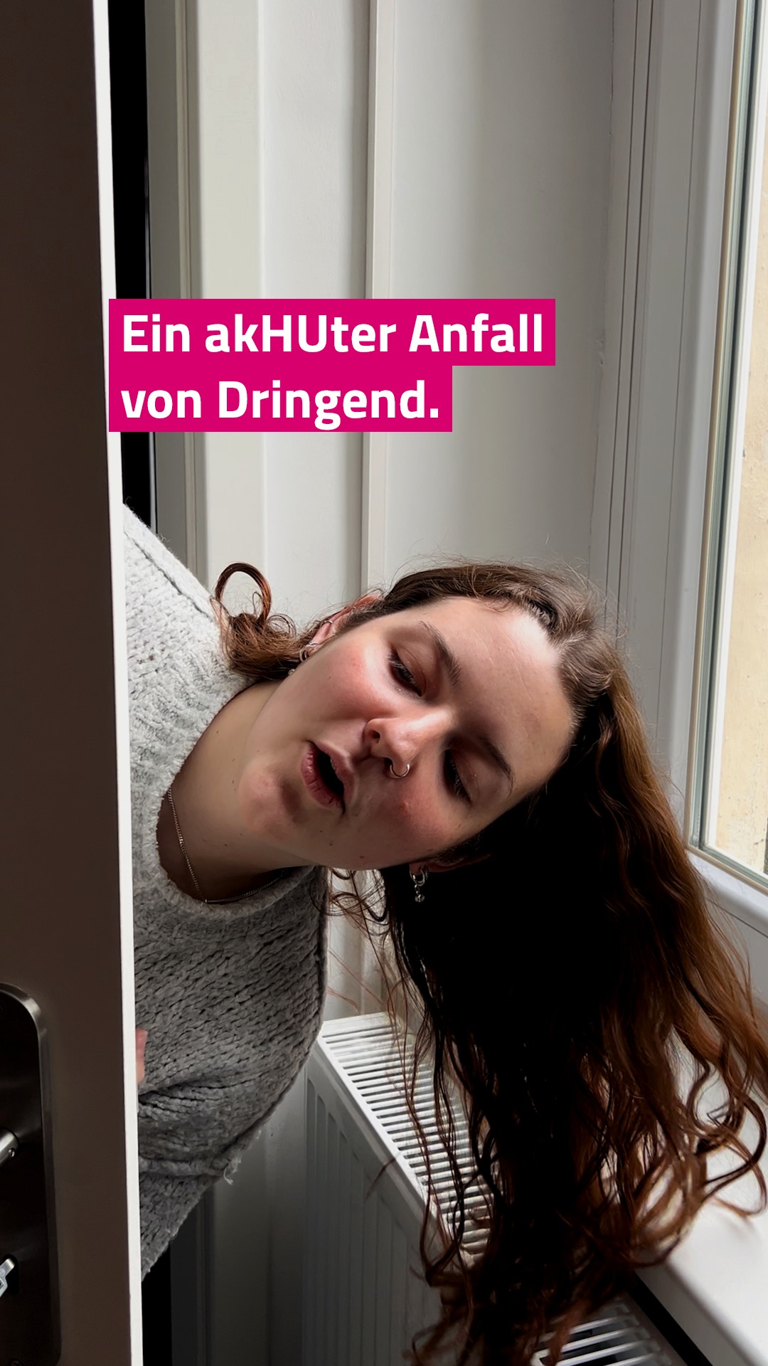 „Ganz entspannt“ bedeutet übersetzt: Jetzt sofort! Am besten gestern! 🏃‍♀️💨⁠
⁠
#huishu #agentur #mockumentary