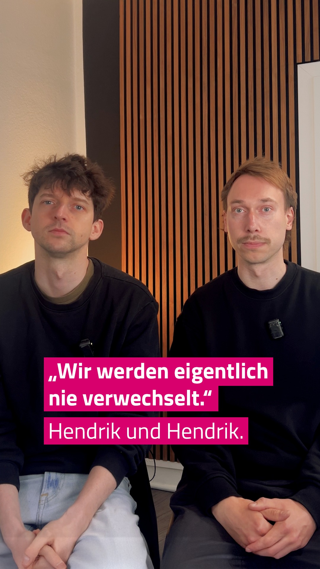 Who is who? 🤷⁠
⁠
#HUisHU #Kreativagentur #Hendrik