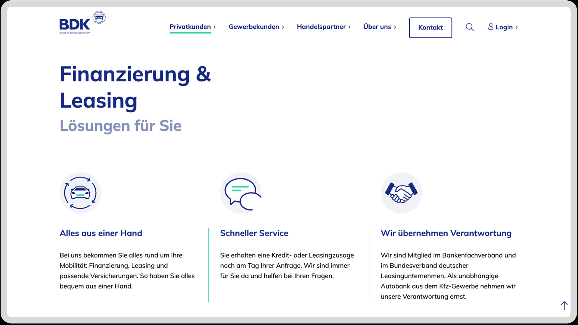 BDK - Website „Finanzierung & Leasing“